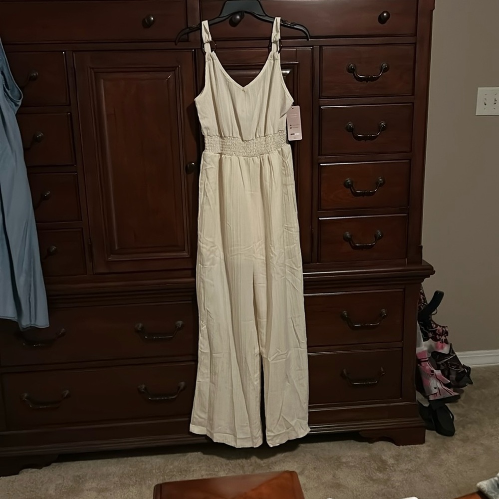 Off white jumpsuit.